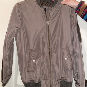 army green bomber jacket